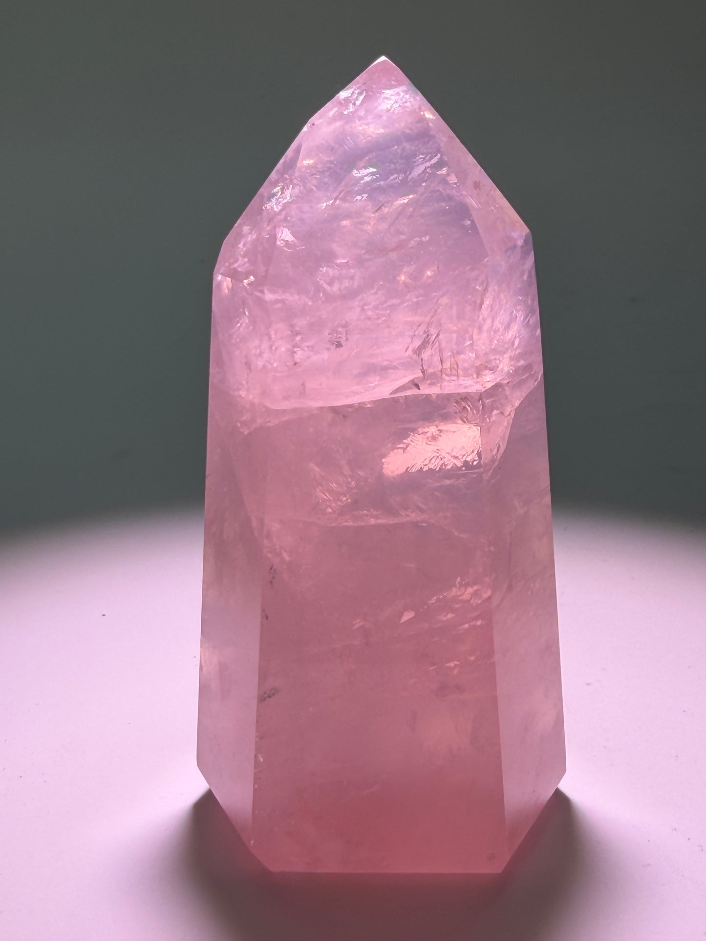 Pink Rose Quartz Tower aus Brasilien – natürliche Premium Qualität
