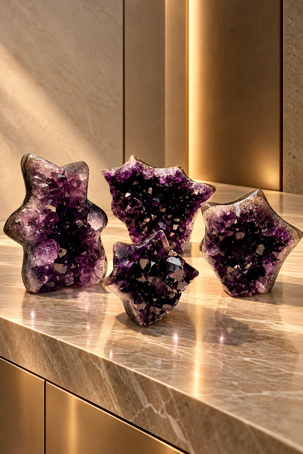 Premium Amethyst Stern Druse Uruguay – 12 cm, ca. 791 g