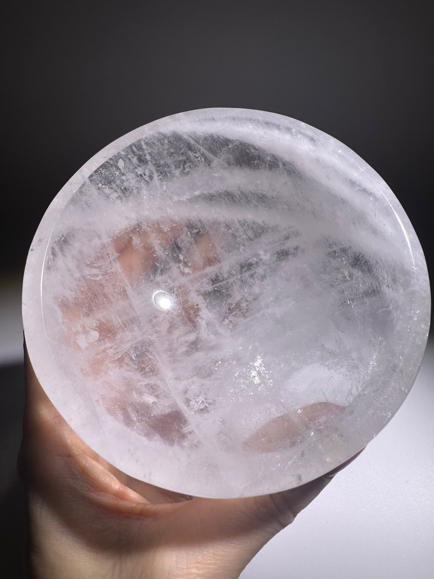 Quarz-Schale aus Bergkristall – energetisches Highlight für Meditation und Deko