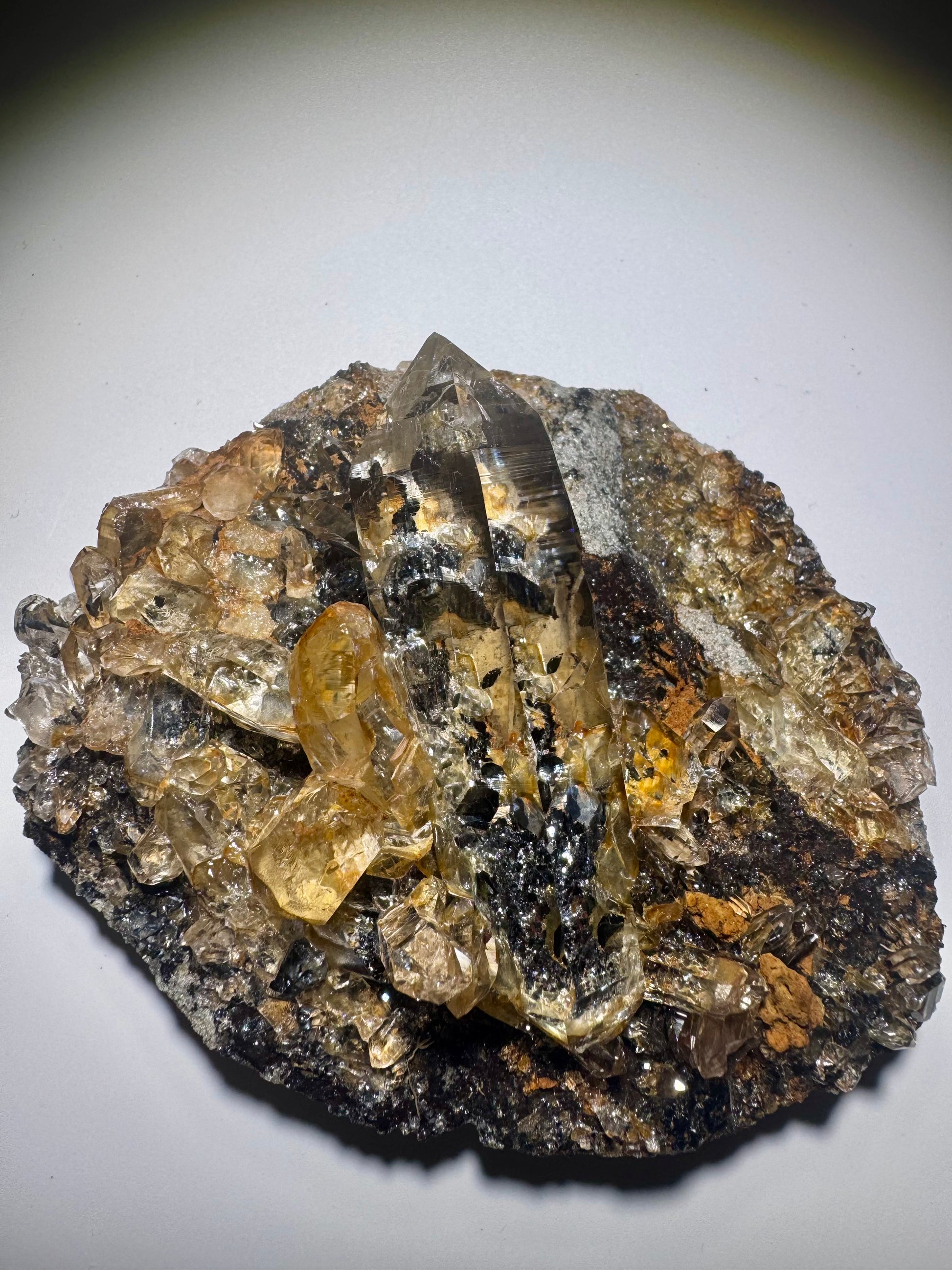 Rarität aus Nepal: Himalaya Quarz mit Titan-Hämatit 🏔️ – Klar & leuchtend
