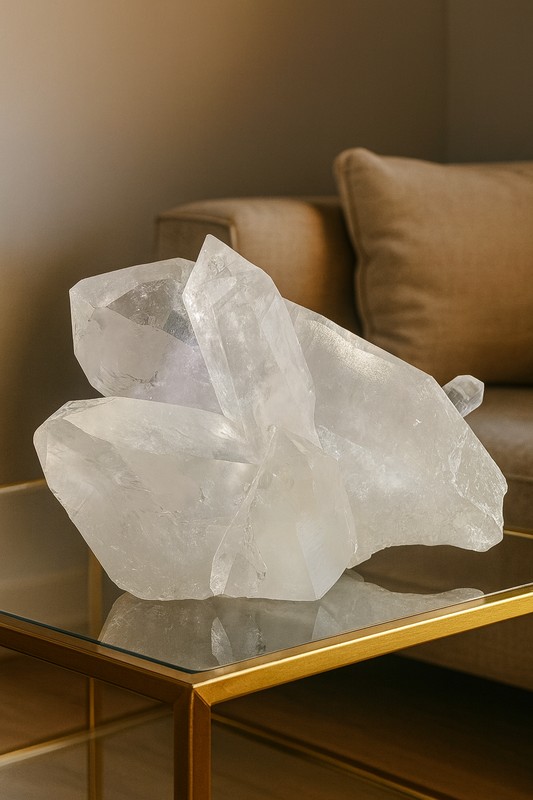 Riesige Lemurian Bergkristall Stufe aus Brasilien – 17 cm, 1.95 kg