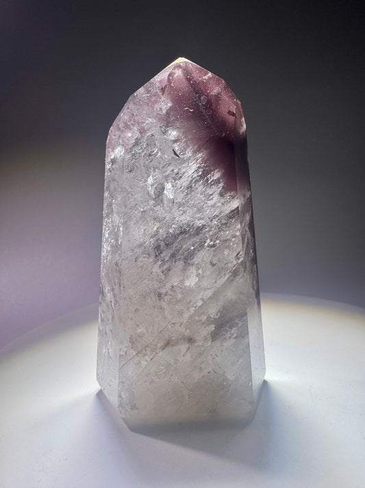 Seltene Pink Lithium Spitze aus Brasilien – 7.8 cm