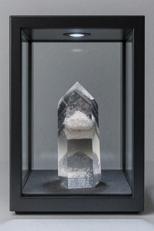 Seltener Phantom Bergkristall /Lemurian (sehr klar)  4.2cm Museumsqualität