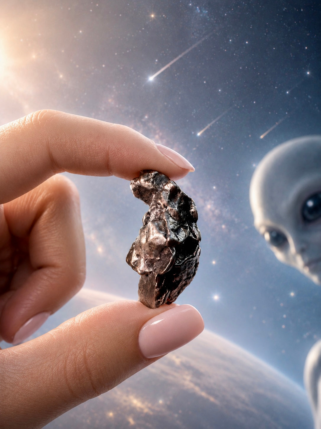 Seltenes Meteorit Fragment kaufen – echter kosmischer Stein aus dem Universum