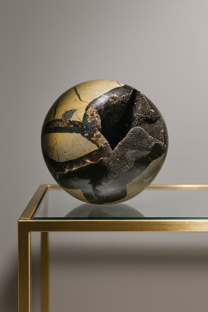 Septarien-Kugel (Drachenstein) 8.2 cm kaufen – Bezaubernder Edelstein 