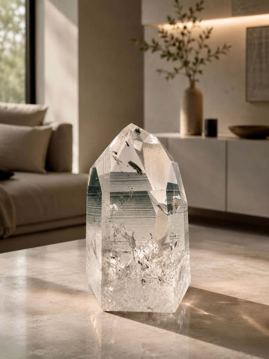 Spiritueller Lemurian-Heilkristall – 11,5 cm, 780 g, Bahia