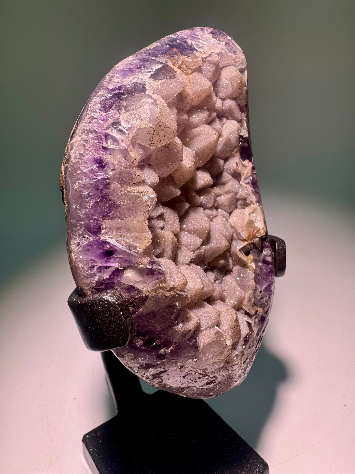 Sugar Rainbow Amethyst mit Doppelkristallisation