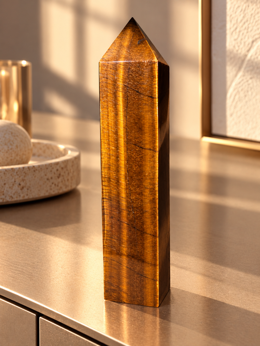 Tigerauge Spitze aus Brasilien – goldener Schimmer & Premium Qualität