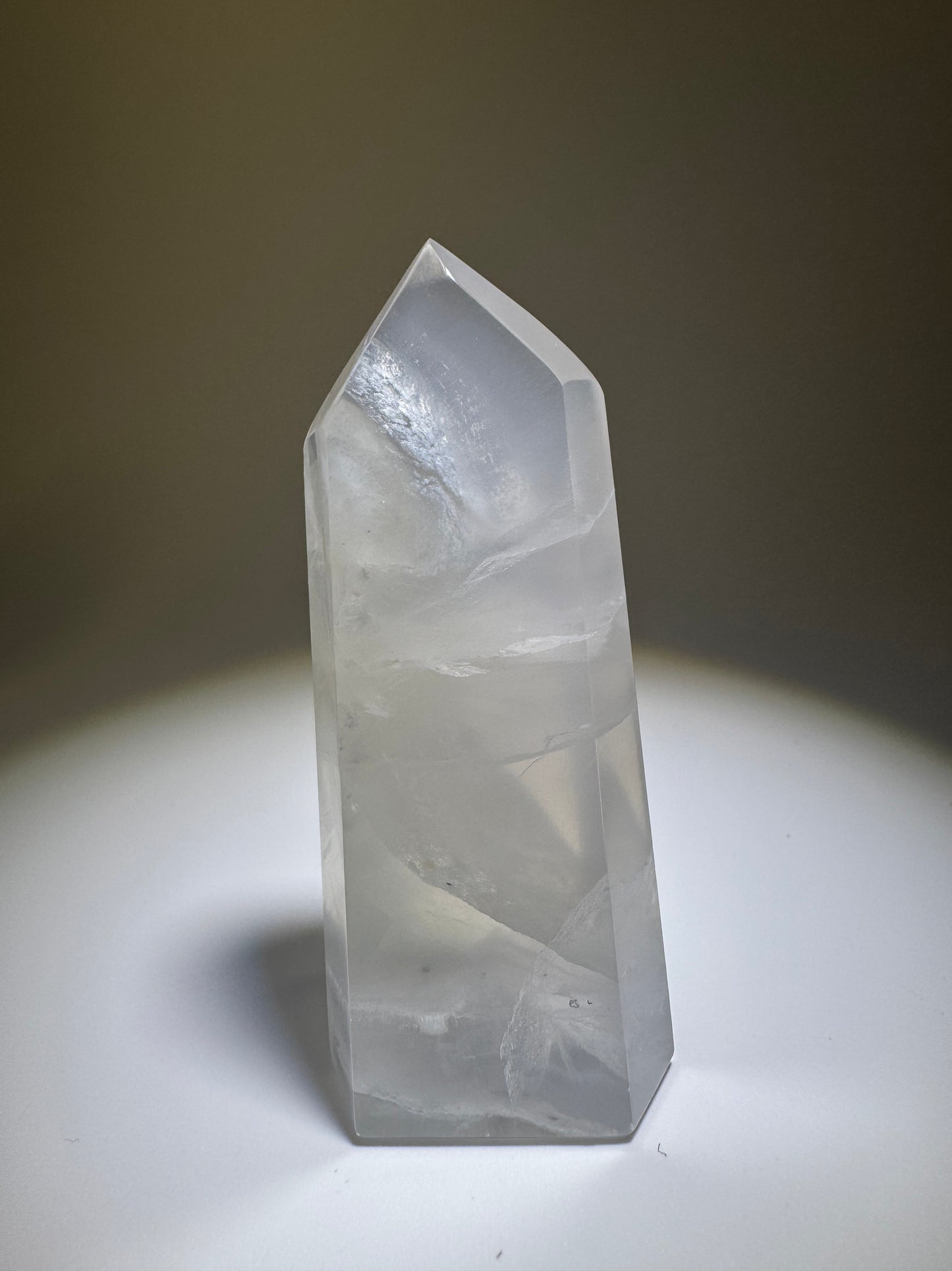 Transparenter Pastellfluorit Kristall 78g, wunderschöne natürliche Farbnuancen