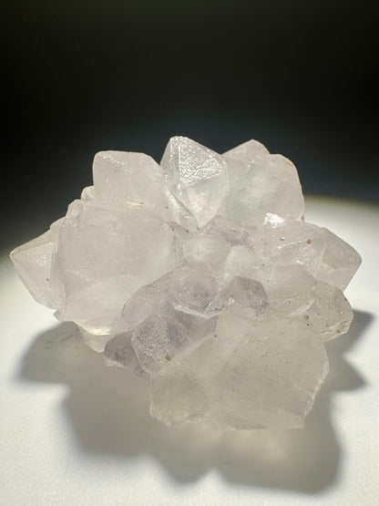 Weisse Quarzblüte 7.3cm – Stalaktit Kristall Uruguay