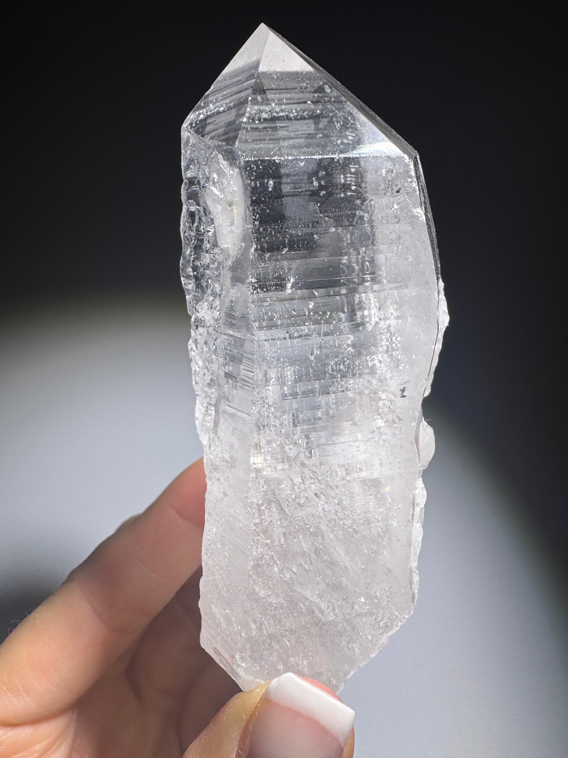 Wunderschöner grosser Lemurian Quarz ✨ 10cm, 237g – Naturbelassene Qualität 