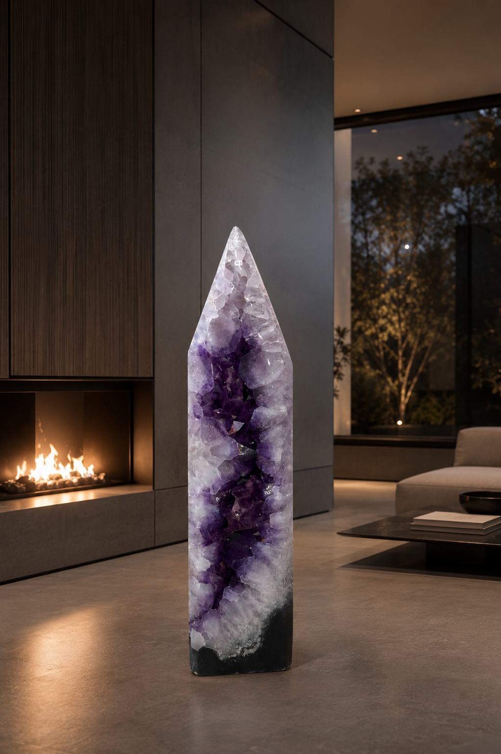 XXL Amethyst Statement Piece aus Brasilien – 79 cm | 33 kg | Riesige Kristalle in Premium Qualität