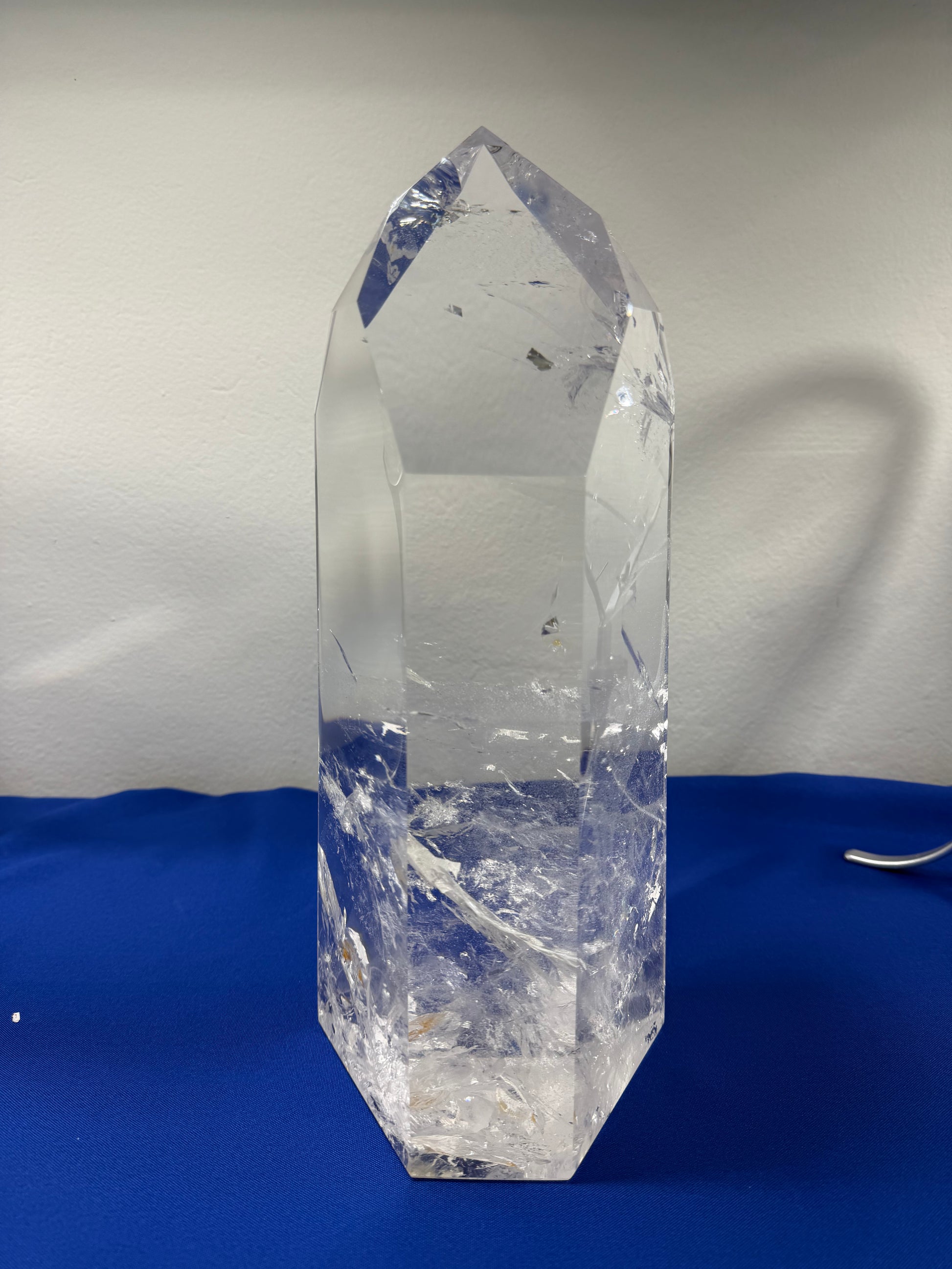 XXL Lemurian Kristall – 7,94 kg kristallklarer Bergkristall aus Brasilien