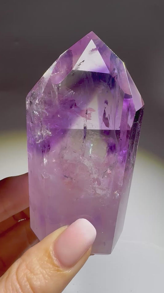 Wunderschöner Phantom Amethyst (extra Qualität) 💜 - 8.5cm