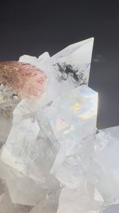 Diamond Apophyllit – Wunderschönes Exemplar in Museumsqualität