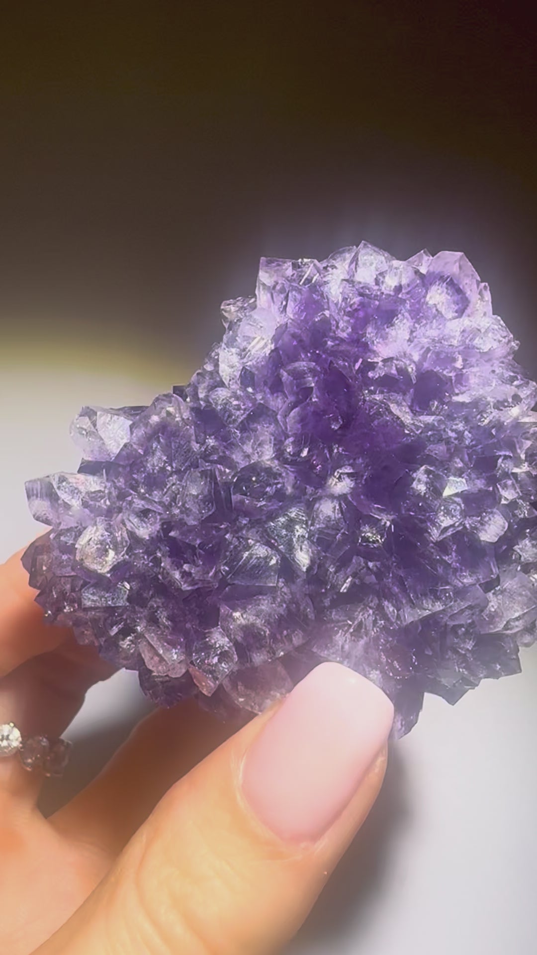 Natürliche Amethyst Kristallblüte – Sammlerstück aus Uruguay | Unique Crystals