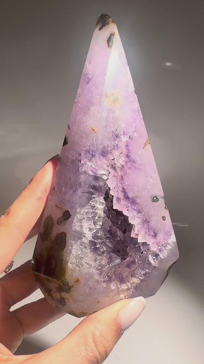 Amethyst-Geode aus Uruguay 14,5 cm kaufen – funkelndes Traumstück 💎