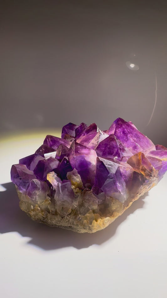 Kongo-Amethyst mit riesigen Spitzen – einzigartig & handverlesen