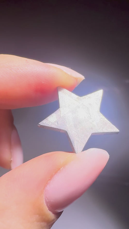 Muonionalusta Meteorit Stern 2 cm ⭐ Ein Stück Universum in deinen Händen
