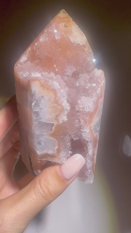 Pink Amethyst - 12cm, 619g