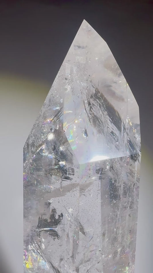 Riesiger Lemurian Kristall – 35 cm, 3.68 kg ✨ Exklusive Qialität