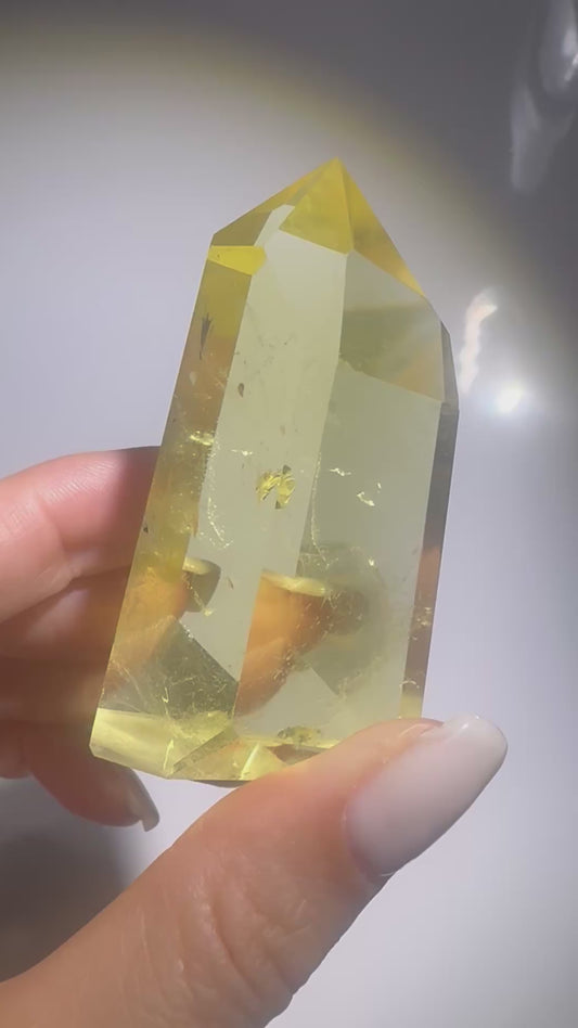 Citrin Spitze (extra klar) - 7cm, 123g