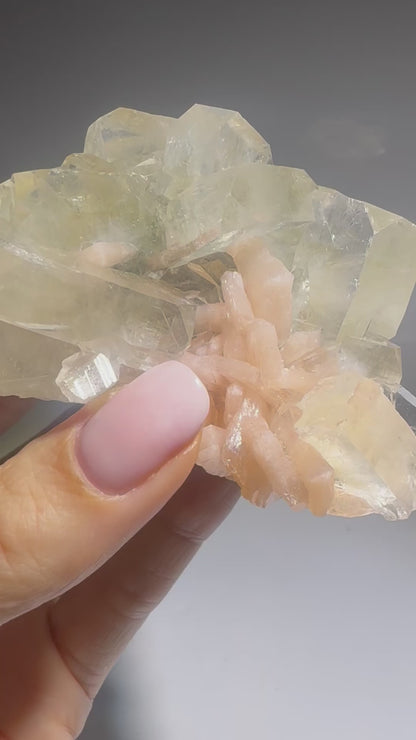 Grüner Apophyllite – glasklares Traumstück in Museumsqualität 💚✨
