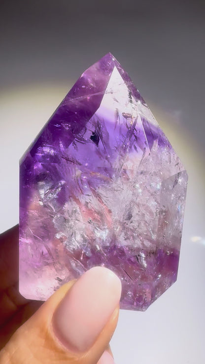 Phantom Amethyst – Premiumqualität – 6.1 cm – 112 g – Brasilien