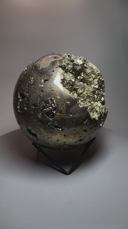 Riesige sehr exklusive Pyrit Kugel - 15cm, 5.5kg