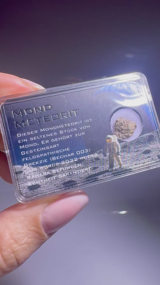 Echter Mondmeteorit – Ein berührbares Stück des Mondes 🌕✨
