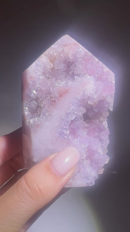 Bezaubernder Pink Amethyst aus Brasilien - 10cm, 358g