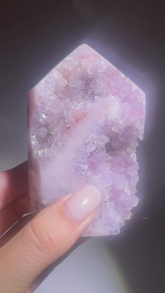 Bezaubernder Pink Amethyst aus Brasilien - 10cm, 358g