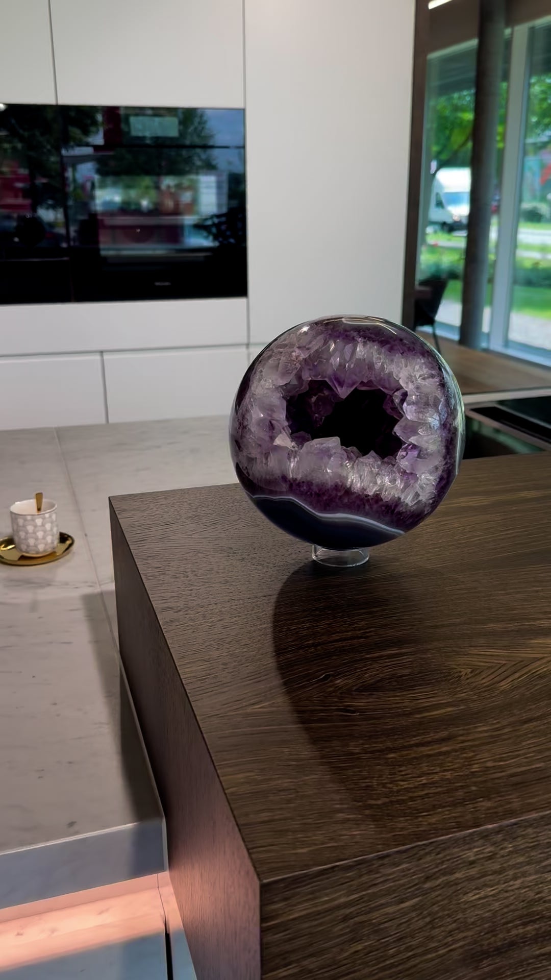 Wunderschöne Amethyst Kugel – 16,5 cm, brasilianische 1A-Qualität