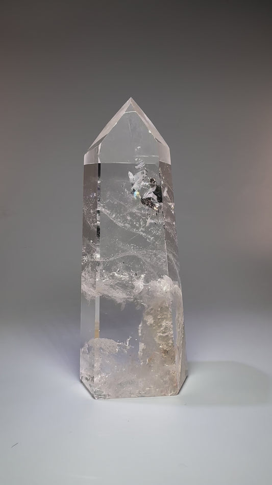Bergkristallspitze (extra klar) - 16cm, 730g