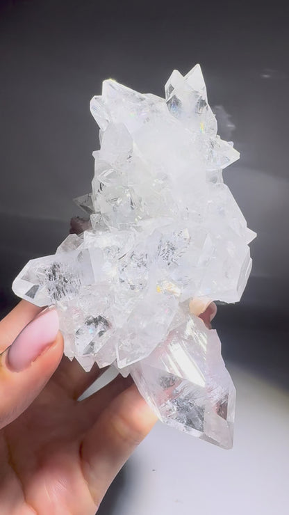Diamond Apophyllite – Glasklares Traumstück in Museumsqualität 💎
