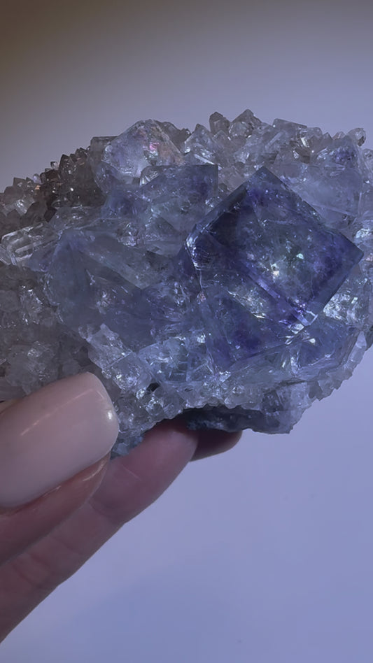 Wunderschöner Glas Fluorit extra klar