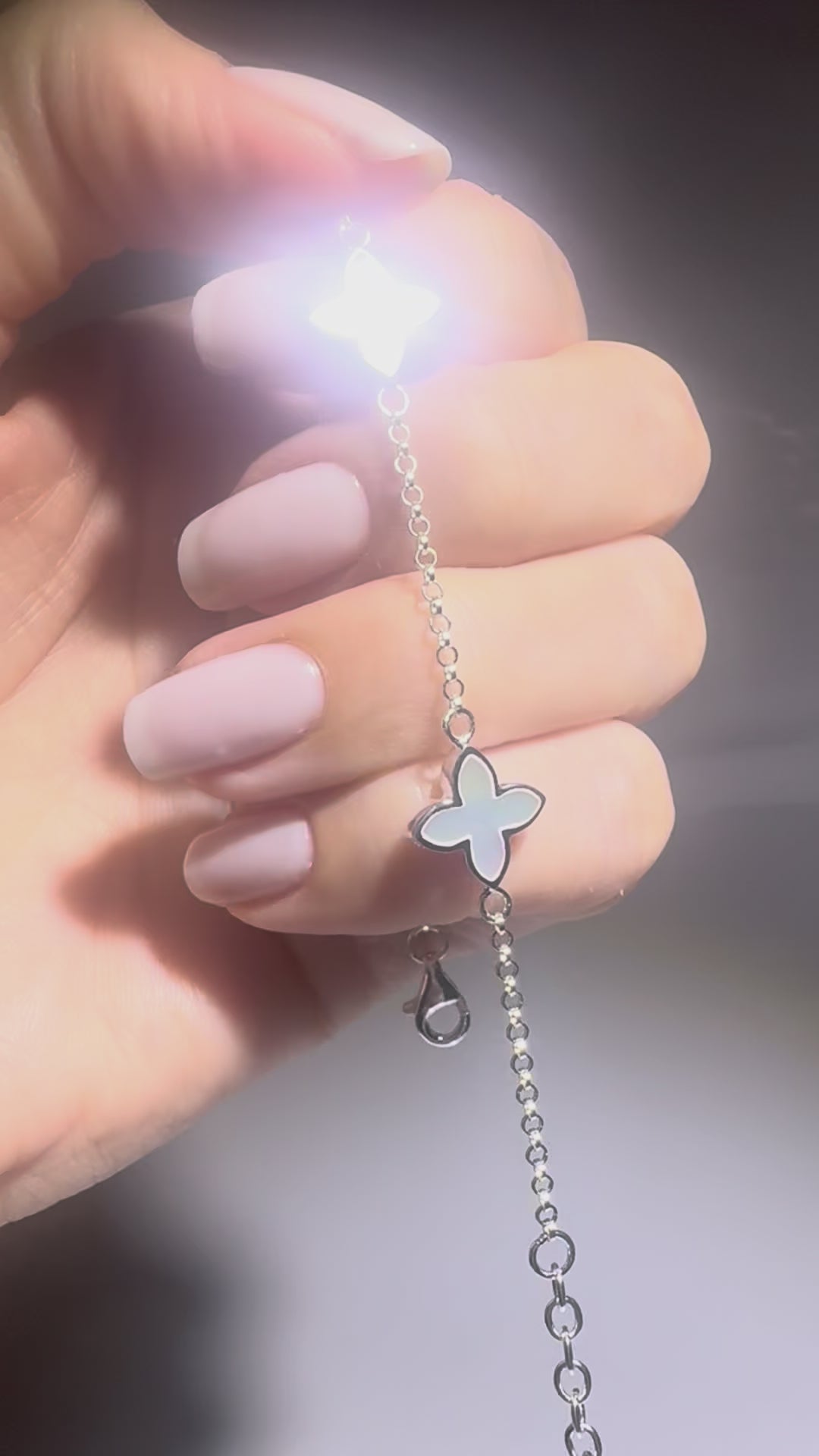 Perlmutt-Blumenarmband 925 Silber | Filigranes Armband kaufen