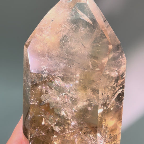 Heilstein Citrin Rohstein XXL – goldener Sonnenedelstein mit kraftvoller Ausstrahlung
