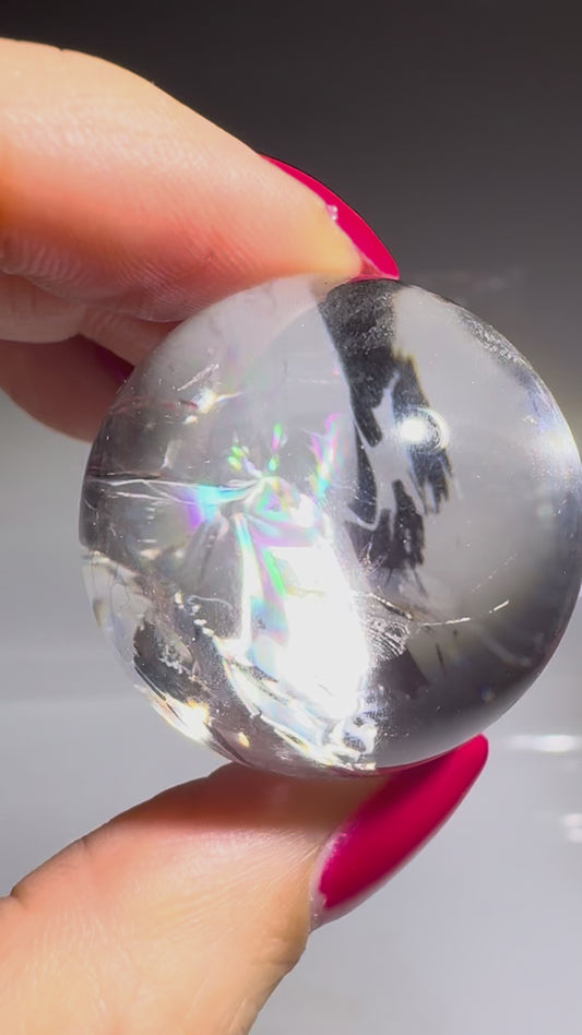 Kristallkugel Lemurian aus Brasilien – Premium-Edelstein 3.2cm