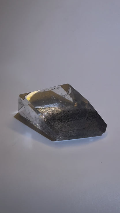 Schwarzer Phantom Quarz Brasilien extra klar
