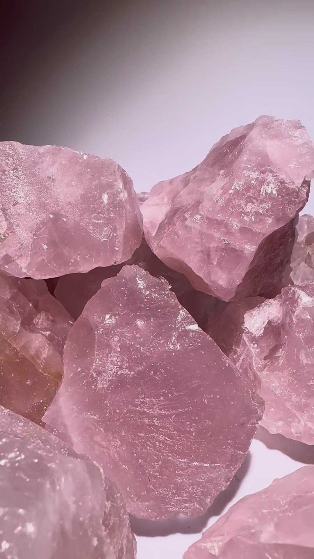 Rosenquarz Rohstein Premium-Qualität – natürlicher rosa Quarz Kristall Unikat
