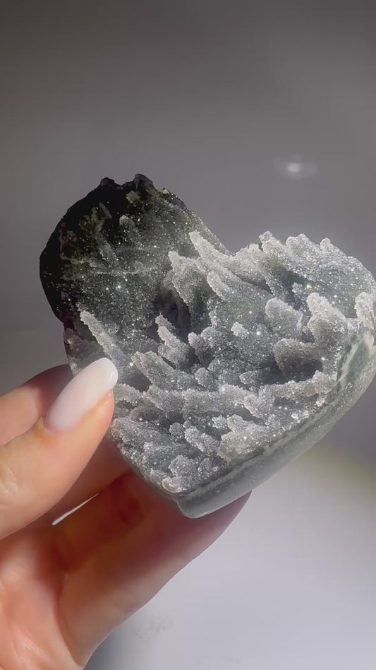 Amethyst Herz - 7.5cm, 208g