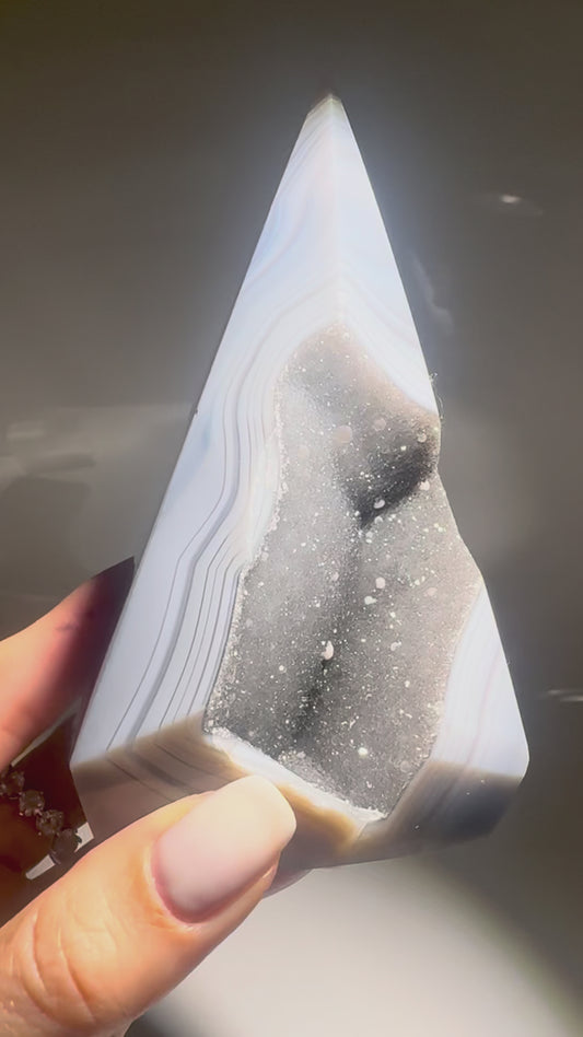 Achat-Geode Uruguay 13,3 cm – Traumstück kaufen 💎